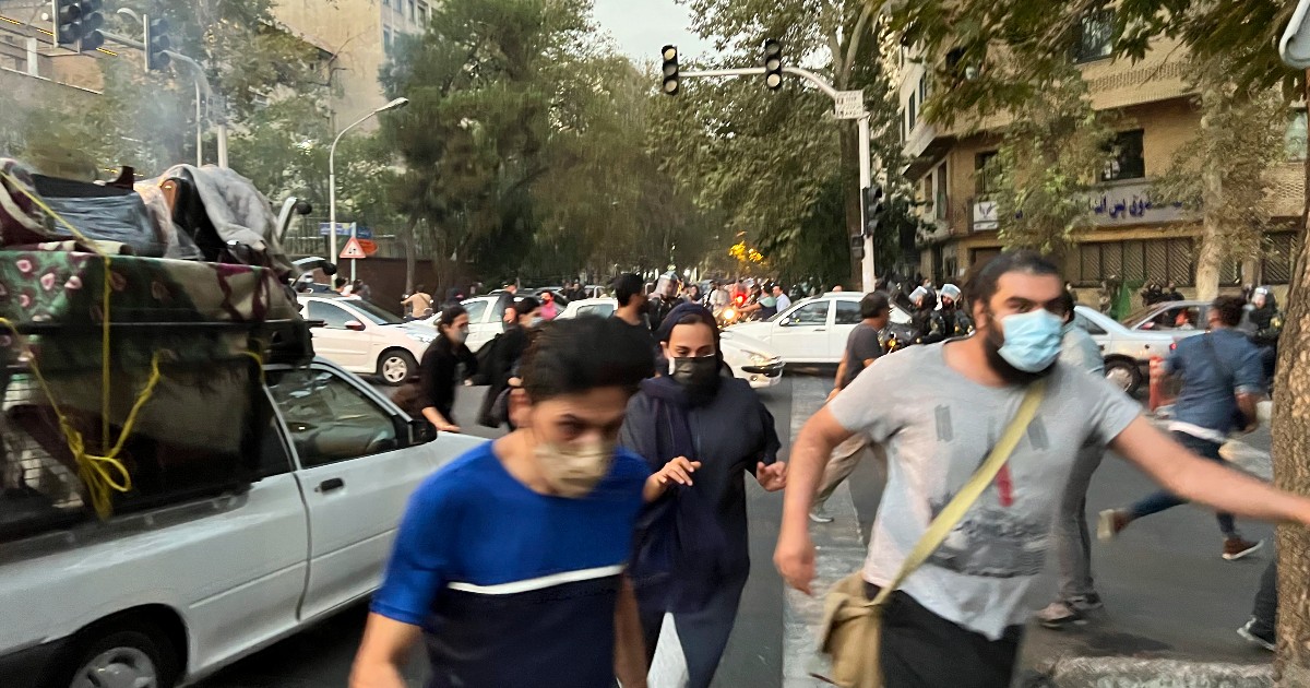 The first execution in Iran since the start of the protests.  Guardian: Police shoot women in the face, chest, and genitals