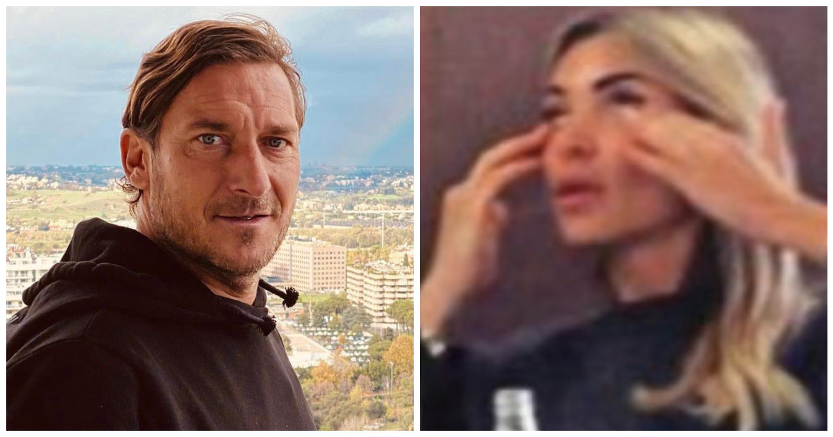 Francesco Totti litiga con Noemi Bocchi e lei scoppia a piangere: ecco cos’è accaduto al ristorante, davanti a tutti