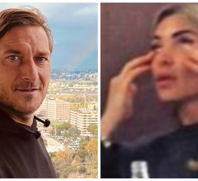 Francesco Totti litiga con Noemi Bocchi e lei scoppia a piangere: ecco cos’è accaduto al ristorante, davanti a tutti