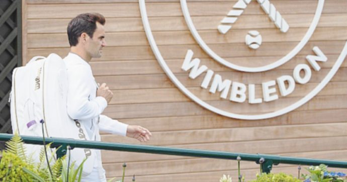 Copertina di Federer torna a Wimbledon e lo scambiano per imbucato