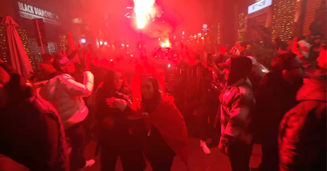 Milano, il Marocco batte il Portogallo esplode la festa dei tifosi nelle vie della città