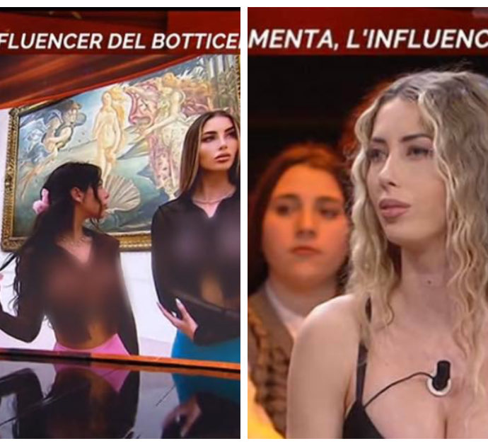 Non è l’Arena, Massimo Giletti sbotta: “Una sco*ata generale, usate i termini giusti”. La lite tra la pornostar Malena e l'”influencer del Botticelli”