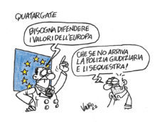 Copertina di La vignetta di Vauro