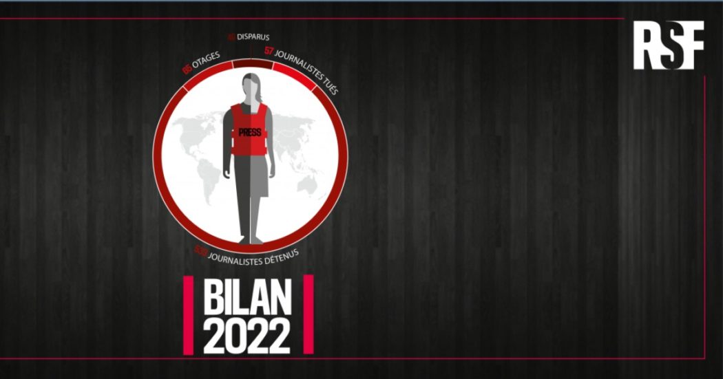 Record di giornalisti detenuti nel mondo, aumentano quelli uccisi: il dossier di Rsf. “Mai così tante croniste donne in carcere”