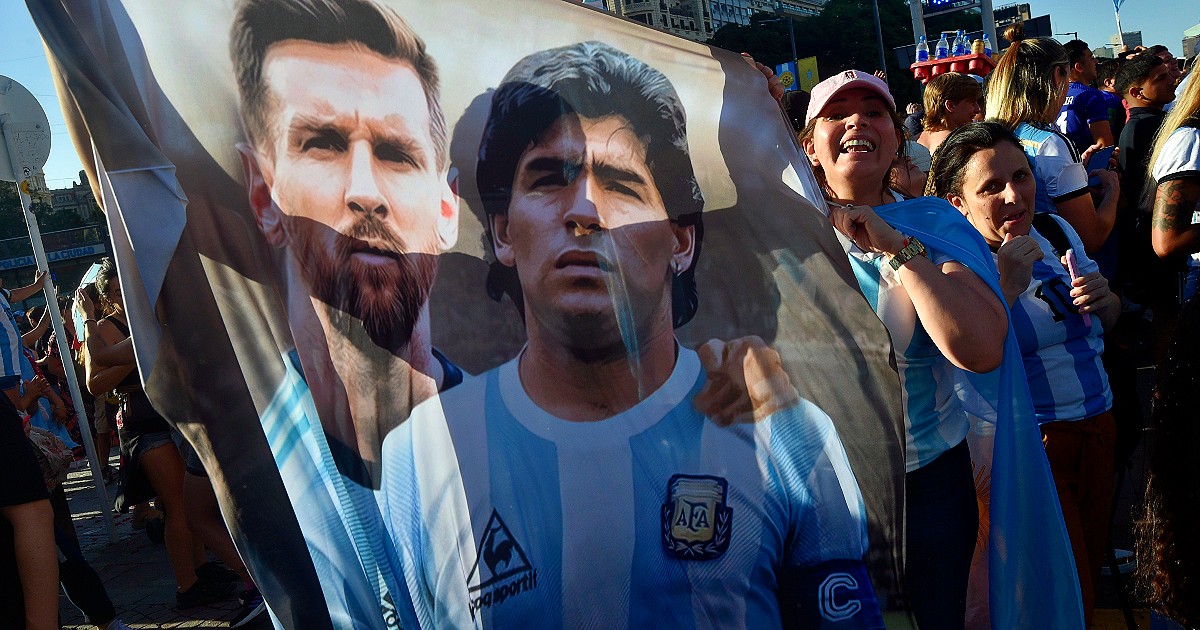 La predicción de Maradona: esta foto “predice” al campeón mundial Argentina en Qatar