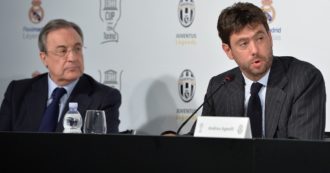 Copertina di L’avvocatura Ue boccia la Superlega di Perez, Agnelli e Laporta: “La Fifa e la Uefa possono vietarla: non c’è violazione della concorrenza”