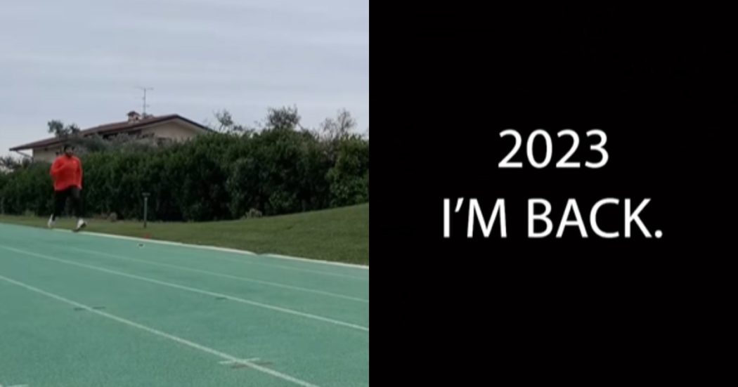 Il video di Marcell Jacobs con un annuncio choc: “Finalmente il mio username tornerà ad avere senso”