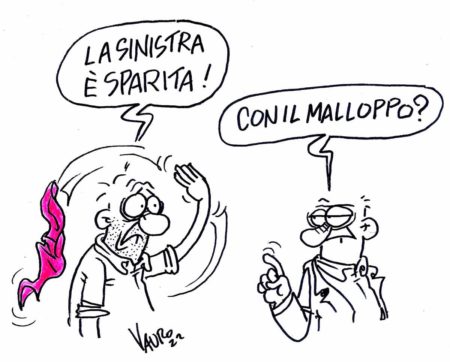 Copertina di La vignetta di Vauro