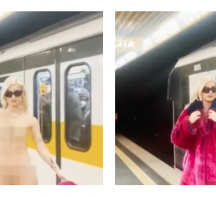 Beatrice Quinta, dopo X Factor il video senza vestiti in metropolitana a Milano