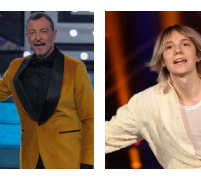 Sanremo 2023, Amadeus e Morandi aprono con un commovente video ricordo di Siniša Mihajlović. gIANMARIA vince la categoria Giovani. Sul palco Mengoni e Ultimo