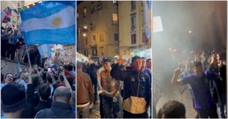 Copertina di Argentina campione del mondo, Napoli esplode di gioia nel segno di Maradona: festa in strada con le bandiere Albiceleste