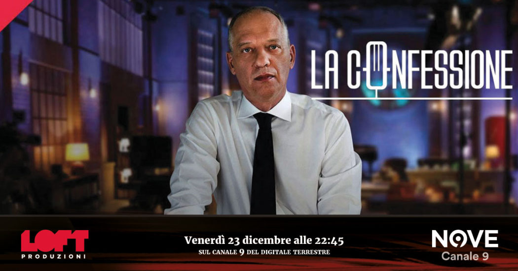 Massimo Gramellini ospite a La Confessione di Peter Gomez venerdì 23 dicembre alle 22.45 su Nove