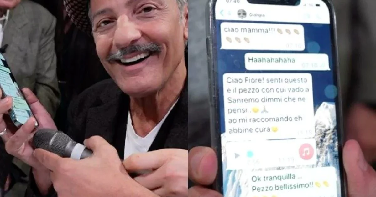 Fiorello fa ascoltare il brano di Giorgia per Sanremo, Amadeus chiama in diretta: “Adesso è squalificata”. Poi la scoperta