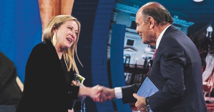 Manovra & Reddito, Meloni: i poveri sono fannulloni. Vespa muto sul condono fiscale