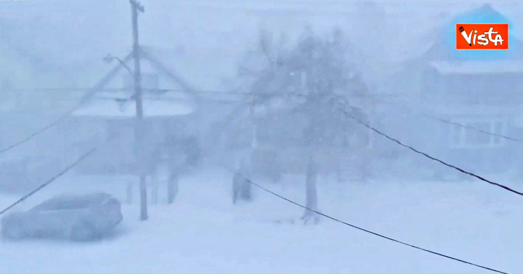 Usa, tempesta artica in nove Stati: più di 40 morti. Il video di Buffalo ricoperta di neve