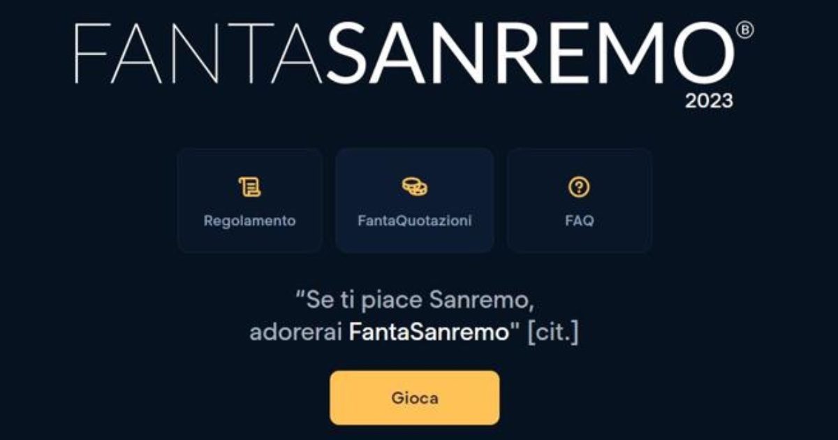 Sanremo 2023, tutti pronti per il ritorno del FantaSanremo: “250mila iscritti in meno di 48h. Ultimo, Mengoni e Giorgia già in vetta alle quotazioni”