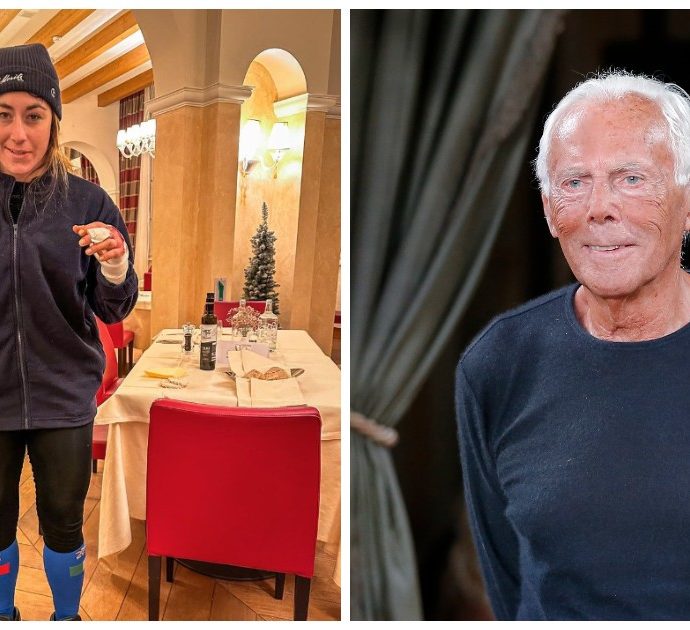 Sofia Goggia rivela: “Sono entrata in casa di Giorgio Armani sanguinante e vestita da sci, l’ho incontrato così”