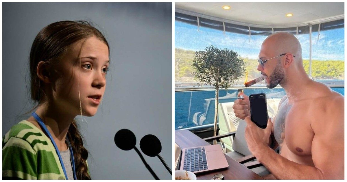 Greta Thunberg asfalta Andrew Tate: “Ce l’hai piccolo, fatti una vita”
