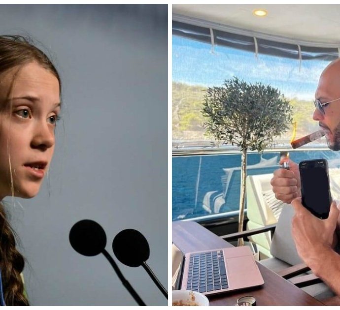 Greta Thunberg asfalta Andrew Tate: “Ce l’hai piccolo, fatti una vita”