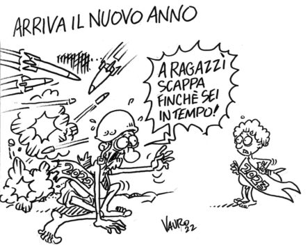 Copertina di La vignetta di Vauro