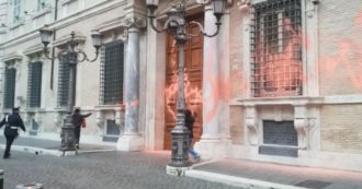 Copertina di Vernice contro il Senato, per il Tg1 è inaccettabile ma se applichiamo questo criterio siamo nei guai