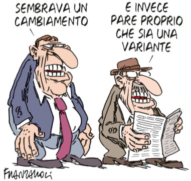 Copertina di La vignetta di Franzaroli