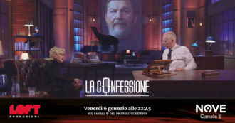 Copertina di Bonaccorti a La Confessione (Nove) di Gomez: “Nel ’68 Giuliano Ferrara era il mio leader. Mi sono stupita tanto quando cambiò ideali”