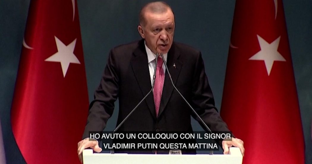 Erdogan dopo il colloquio con Putin: “Portare le relazioni Russia-Ucraina su un terreno più morbido”