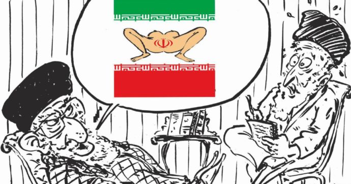 Copertina di Iran, Gérard Biard (Charlie Hebdo): “La caricatura meglio riuscita: la stizza del regime dell’ayatollah”