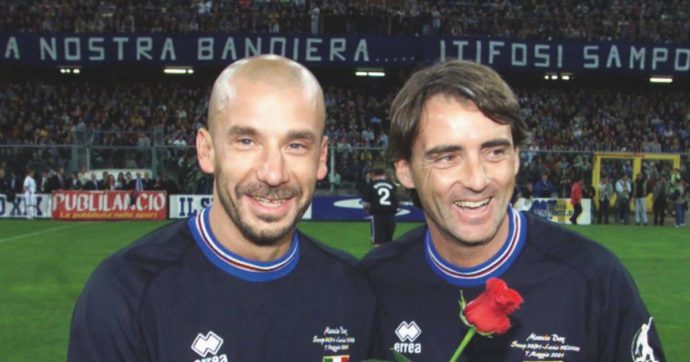 Copertina di Mancini ricorda il “gemello” Vialli: “Perso un fratello”