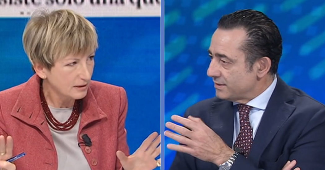 “Fare impresa è sacrificio ma è bello, io ho un’attività”, “E infatti fa il deputato”: botta e risposta tra Trancassini (Fdi) e Fratello a La7