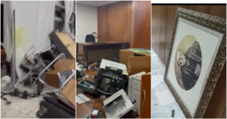 Copertina di Quadri sfregiati e arredi distrutti: la devastazione negli uffici del palazzo presidenziale in Brasile
