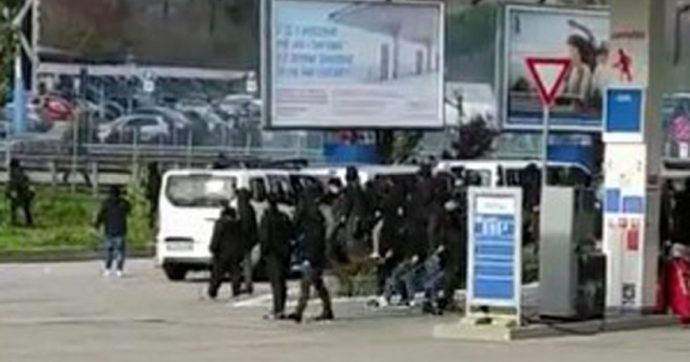 Guerriglia sulla A1, identificati 150 tifosi