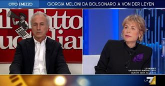 Copertina di Assalto in Parlamento in Brasile, Travaglio a La7: “Reazioni di Salvini e Meloni più tiepide di quelle di Bolsonaro, è la cosa più imbarazzante”