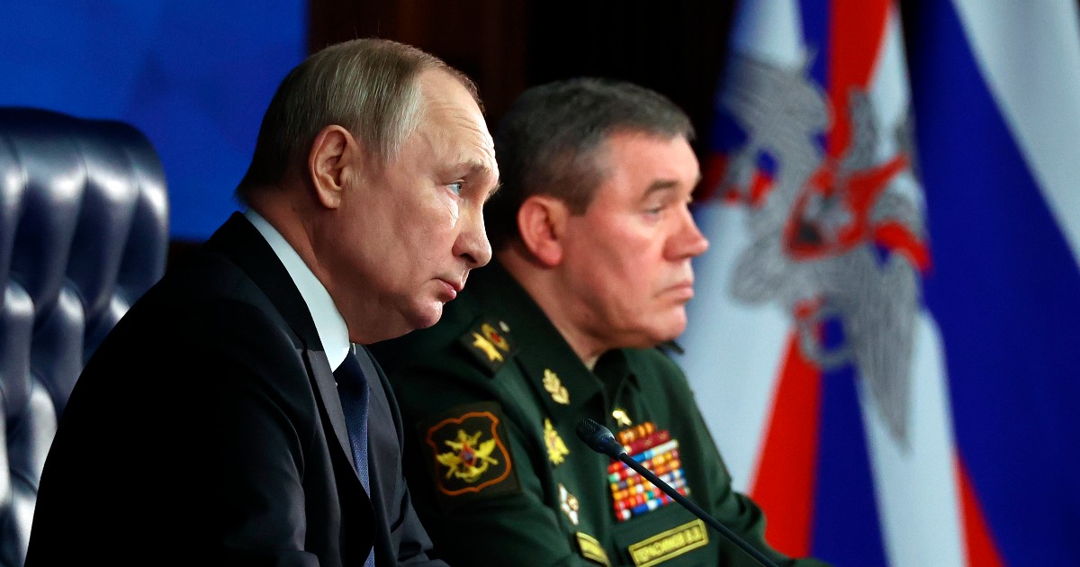 Russia responds to critics and puts General Gerasimov in charge of forces in Ukraine: “This way we will have better coordination”