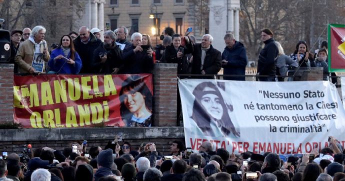 Emanuela Orlandi, in 500 al sit-in: “anche Francesco parli”