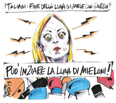 Copertina di La vignetta di Mora