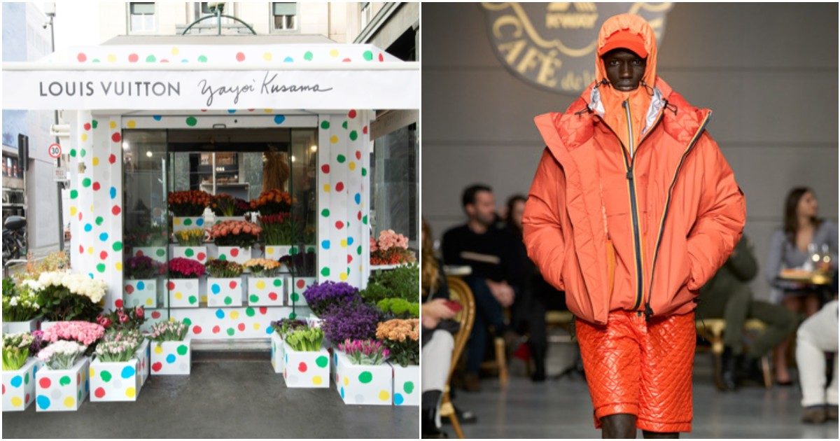 Milano Moda Uomo, la chiamano fashion week ma sono tre striminziti giorni. K-Way sfida Moncler, Louis Vuitton omaggia i pois di Yayoi Kusama