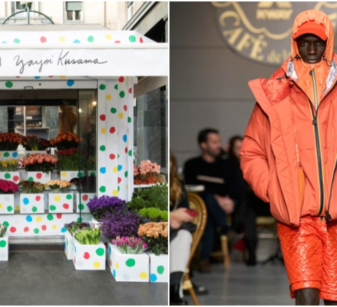 Milano Moda Uomo, la chiamano fashion week ma sono tre striminziti giorni. K-Way sfida Moncler, Louis Vuitton omaggia i pois di Yayoi Kusama