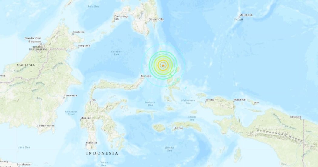 Indonesia, scossa di terremoto di magnitudo 6.6 nelle isole Molucche. Epicentro a circa 150 chilometri da Tobelo