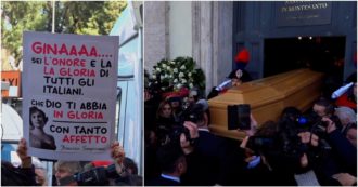 Copertina di I funerali di Gina Lollobrigida: in chiesa l’ex marito, il figlio e il factotum Andrea Piazzolla. Il feretro accolto da un lungo applauso, poi la fanfara