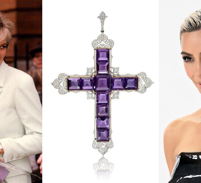 Kim Kardashian compra all’asta la Croce di Attallah: quasi 200mila dollari per l’amato gioiello di Lady Diana