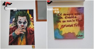 Copertina di Nel covo di Messina Denaro il poster di Joker e la frase: “C’è sempre una vita d’uscita, ma se non la trovi sfonda tutto”