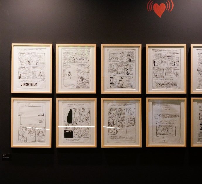 “Zerocalcare. Dopo il botto”, alla Fabbrica del Vapore di Milano la mostra del fumettista tra disincanto, politica e ironia