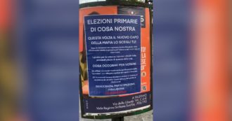Copertina di Messina Denaro, manifesti satirici a Palermo sulle “primarie di Cosa nostra”: “Questa volta il capo mafia lo scegli tu”