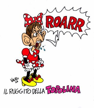 Copertina di La vignetta di Vauro