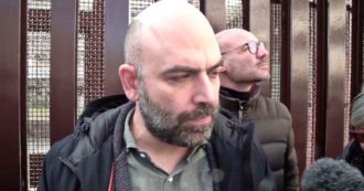 Copertina di Saviano a processo con l’accusa di aver diffamato Salvini: “Sono fiero di essere imputato, ecco perché l’ho definito ‘ministro della malavita’”