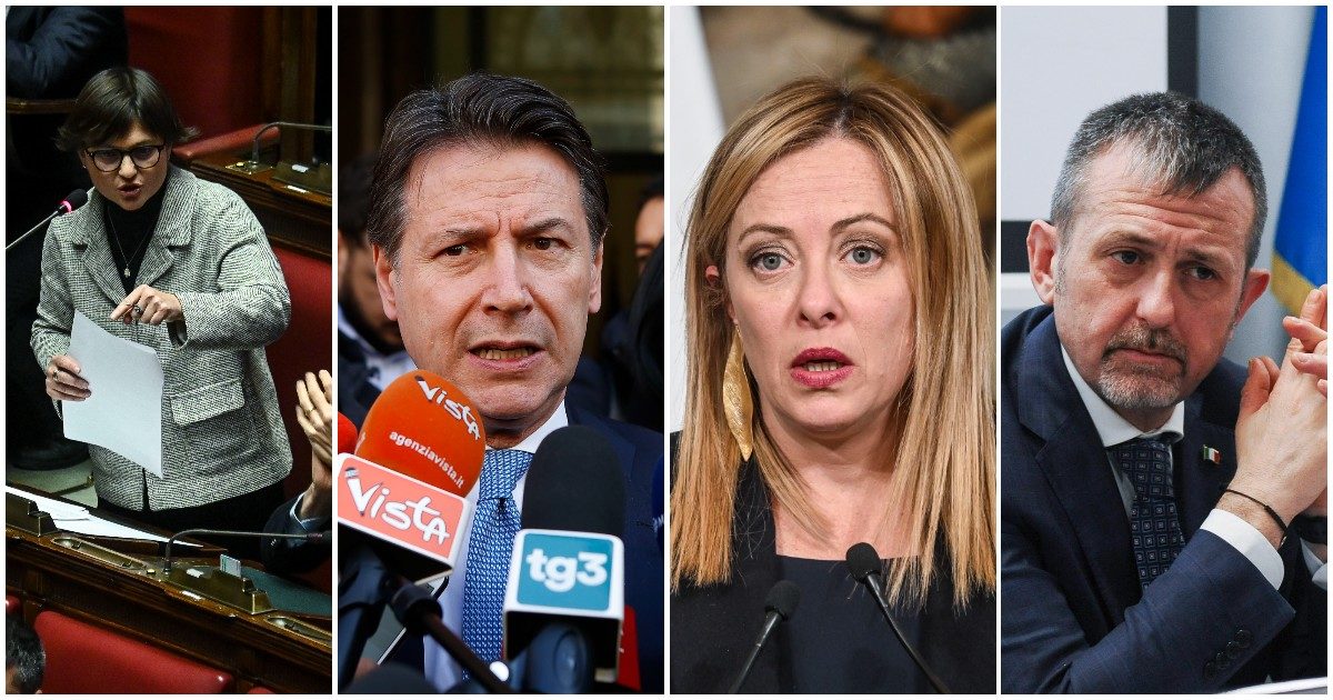 Cospito, Fdi all’assalto del Pd: “Spieghi l’inchino ai mafiosi”. I dem: “Meloni smetta di coprire il suo sottosegretario”. Lei glissa: “Delmastro e Donzelli? Rispondo volentieri domani”