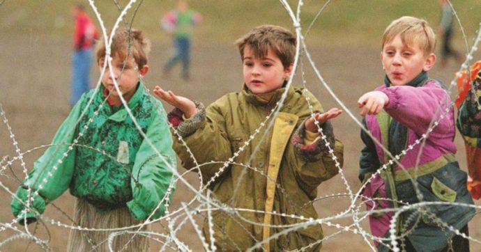 Copertina di Bambini nel tempo: orfani di guerra nella ex Jugoslavia