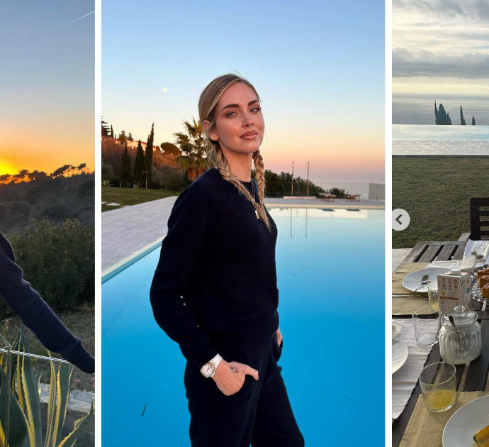 Sanremo 2023, ecco dove alloggia Chiara Ferragni: villa tra gli uliveti con vista mare, piscina a sfioro, 8 bagni e campo da tennis